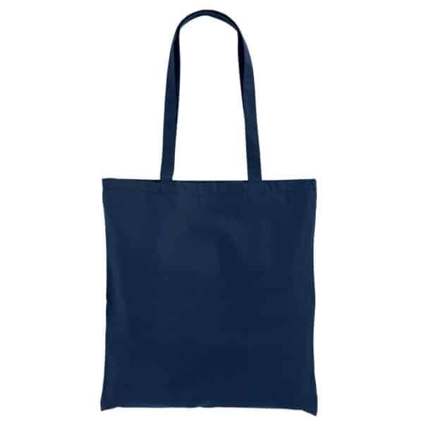 borsa di cotone blu scuro