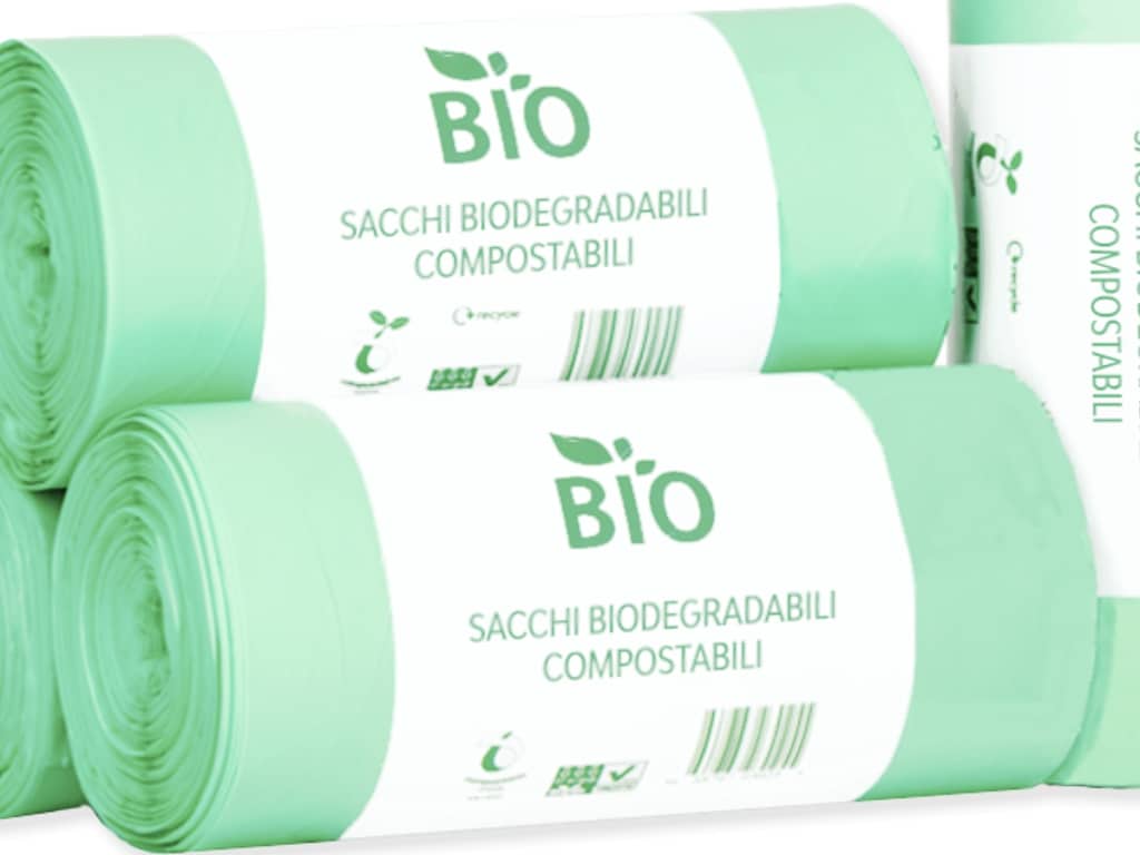 Sacchi biodegradabili compostabili per umido varie misure - PapoLab