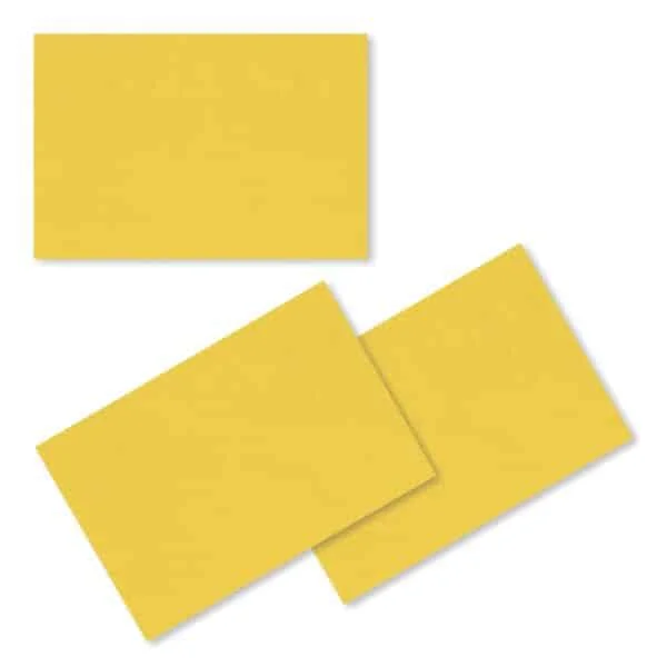 tovagliette di carta colorate gialle
